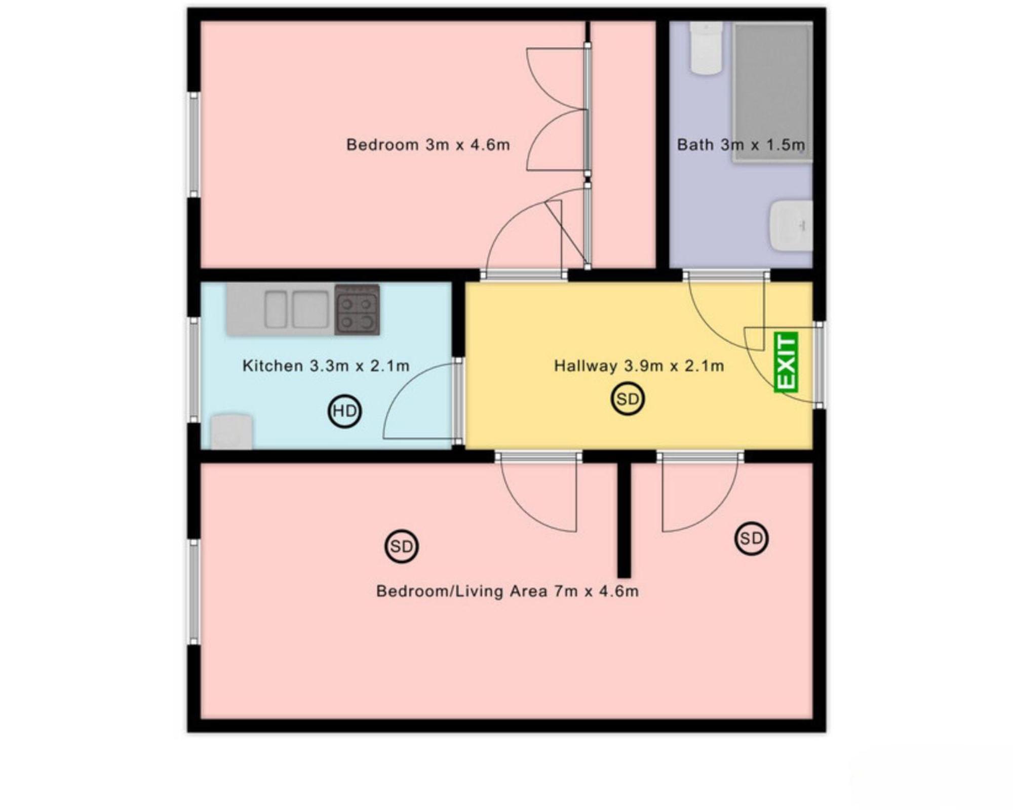 Central Serviced Apartments - 2 Bedroom - Walk Away From City Centre & Universities - Sleeps 4 - 1 X Double 2 X Single - Smart Tvs In All Rooms - Short Term Stays Welcome - Walk Away From Train & Bus Station - Preferred Location For Short Stay In Dun Dundee Luaran gambar