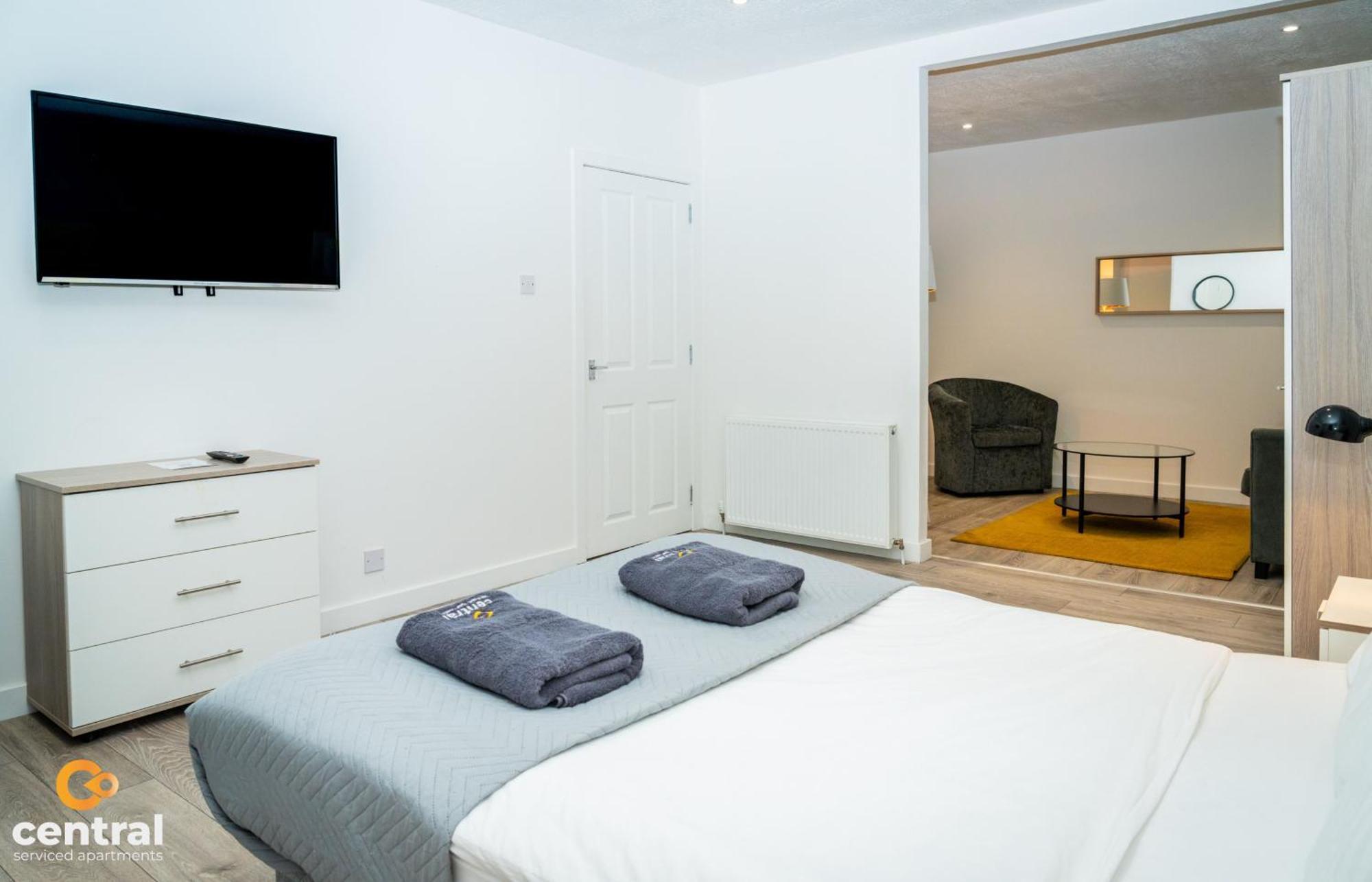 Central Serviced Apartments - 2 Bedroom - Walk Away From City Centre & Universities - Sleeps 4 - 1 X Double 2 X Single - Smart Tvs In All Rooms - Short Term Stays Welcome - Walk Away From Train & Bus Station - Preferred Location For Short Stay In Dun Dundee Luaran gambar
