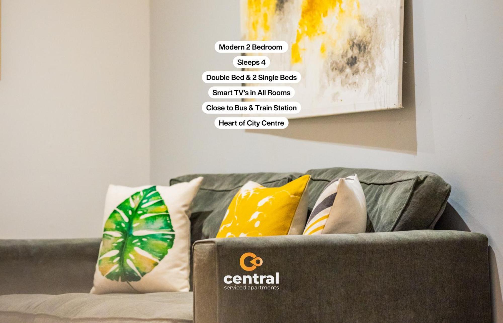 Central Serviced Apartments - 2 Bedroom - Walk Away From City Centre & Universities - Sleeps 4 - 1 X Double 2 X Single - Smart Tvs In All Rooms - Short Term Stays Welcome - Walk Away From Train & Bus Station - Preferred Location For Short Stay In Dun Dundee Luaran gambar